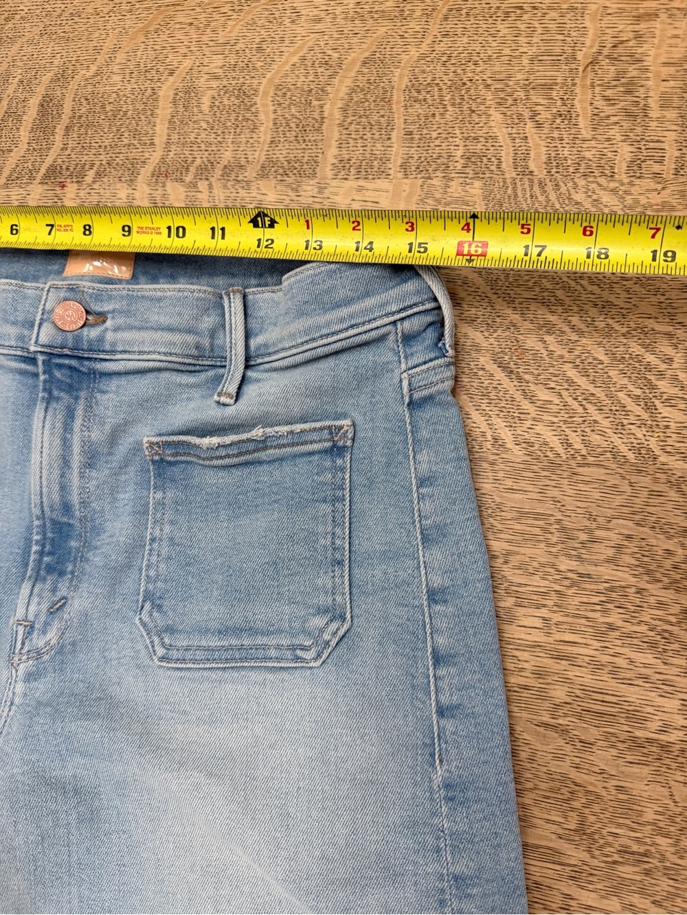 MOTHER Superior Lil' Patch Pocket Undercover Crop California Cruiser Wash 29 - Picture 12 of 17